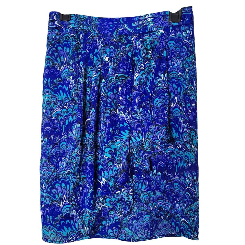 Michael Kors Women Skirt Size 2 Multicolor Pleats Ruffle